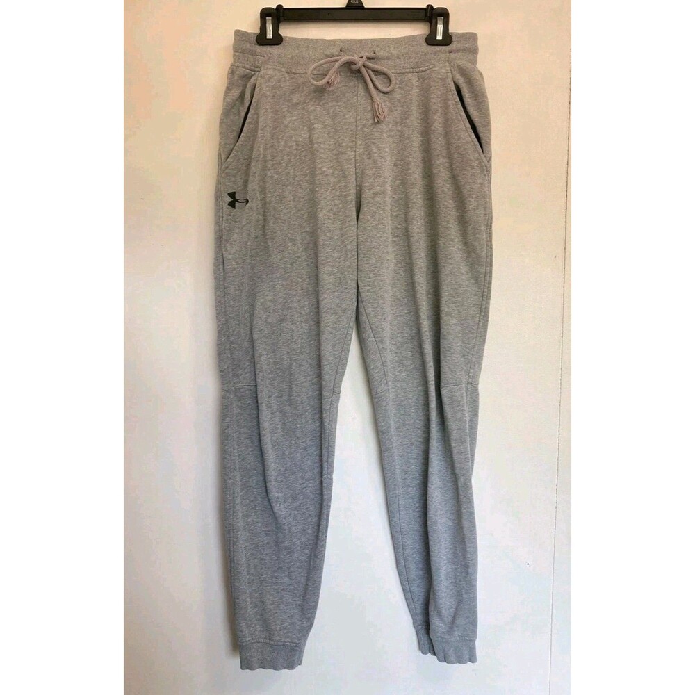 Under Armour Sweatpants Mens Large Loose Fleece Jogger Grey Athletic Gym